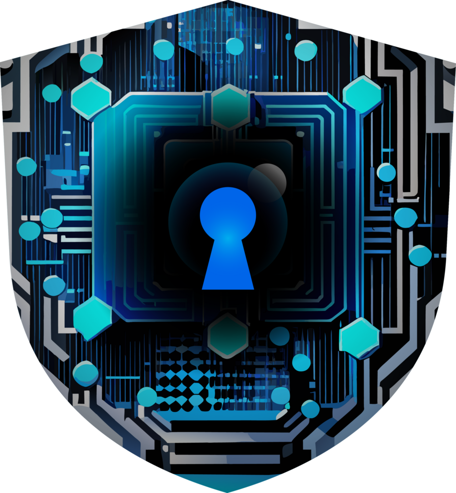 Modern Technology Cybersecurity Icon Crop-out png