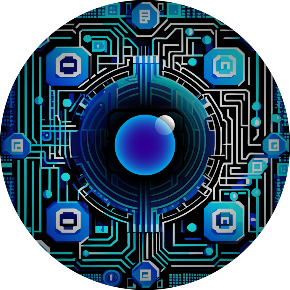 Modern Technology Cybersecurity Icon Crop-out png