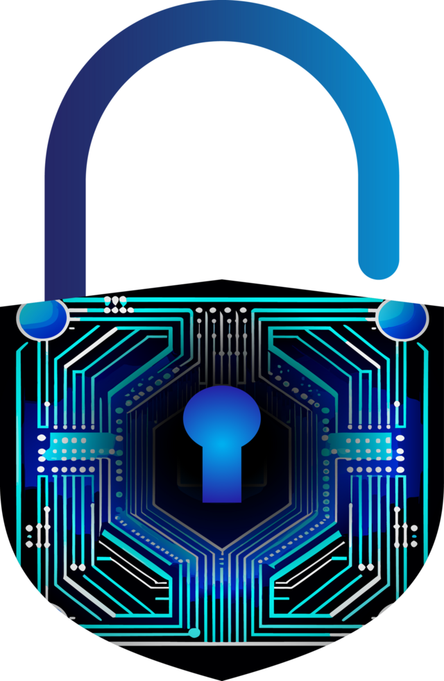 Modern Technology Cybersecurity Icon Crop-out png