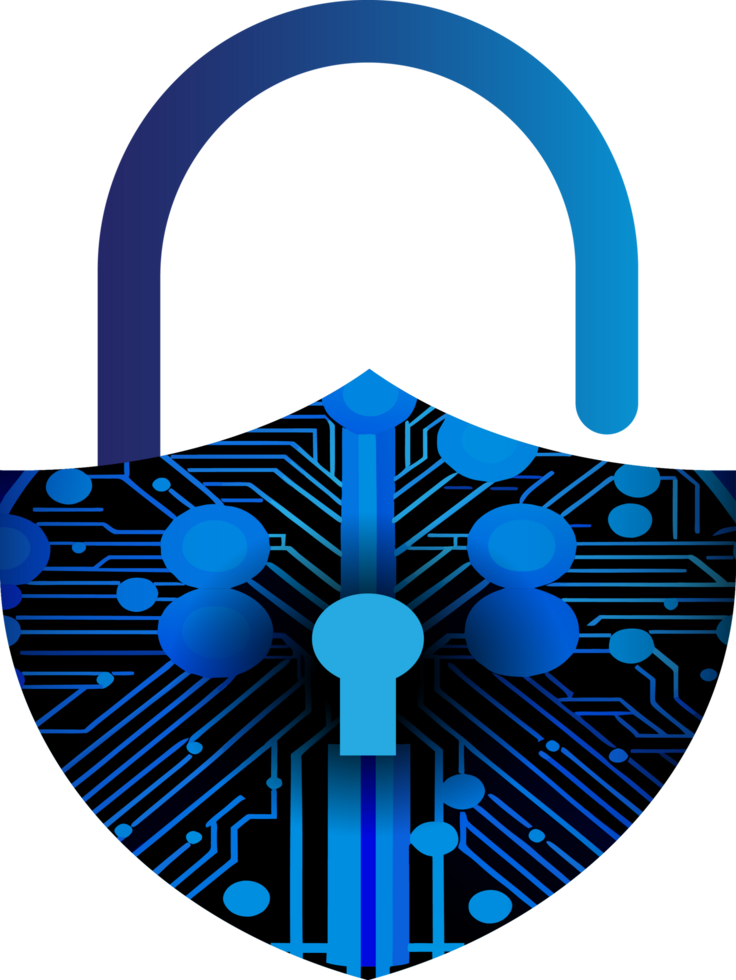 Modern Technology Cybersecurity Icon Crop-out png
