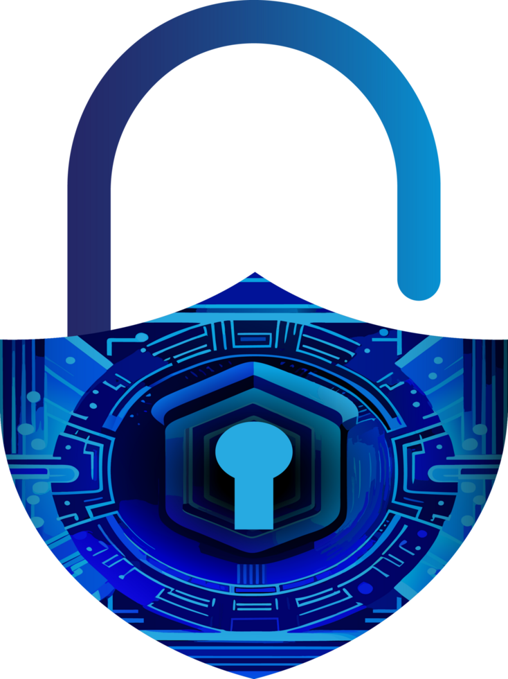 Modern Technology Cybersecurity Icon Crop-out png
