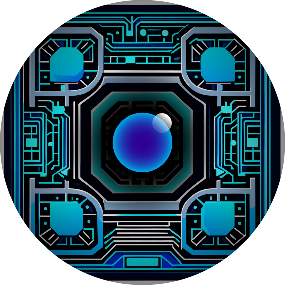 Modern Technology Cybersecurity Icon Crop-out png