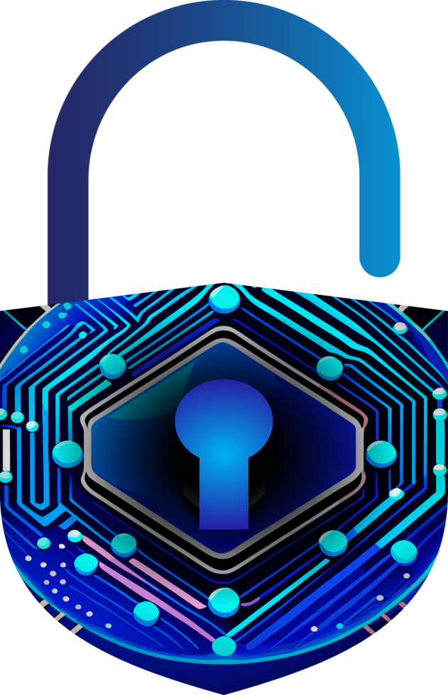 Modern Technology Cybersecurity Icon Crop-out png