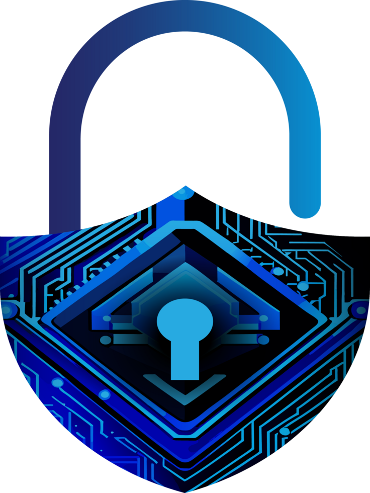 Modern Technology Cybersecurity Icon Crop-out png