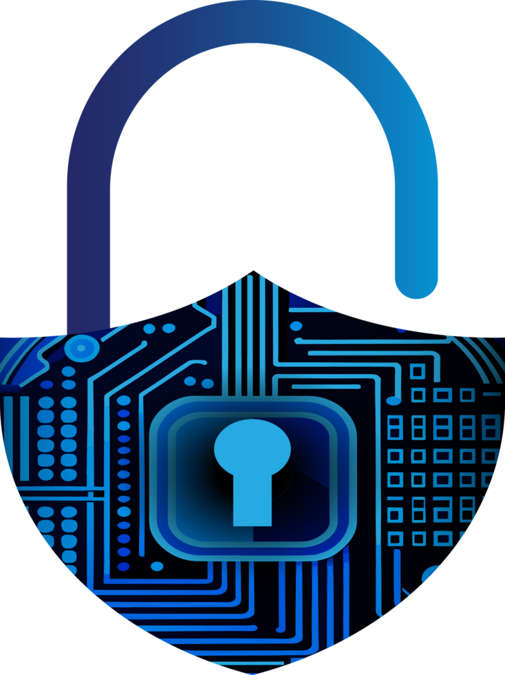 Modern Technology Cybersecurity Icon Crop-out png