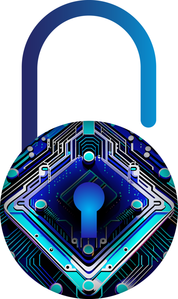 Modern Technology Cybersecurity Icon Crop-out png