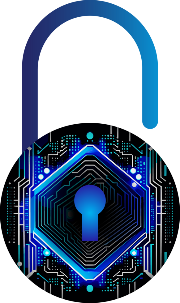 Modern Technology Cybersecurity Icon Crop-out png