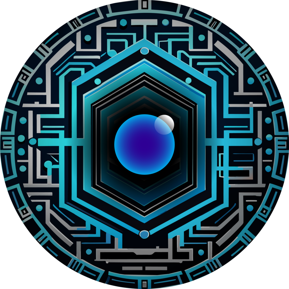Modern Technology Cybersecurity Icon Crop-out png