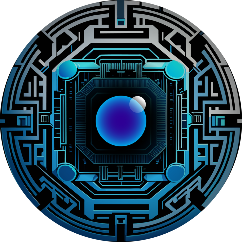 Modern Technology Cybersecurity Icon Crop-out png