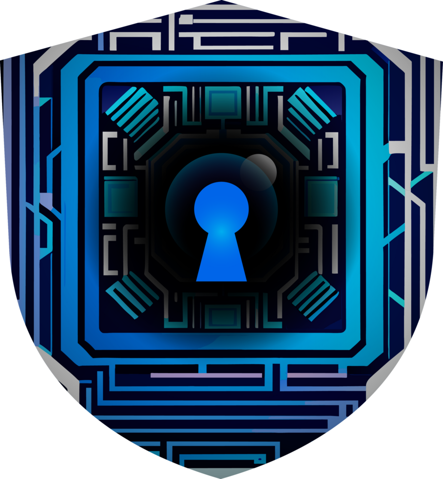 Modern Technology Cybersecurity Icon Crop-out png