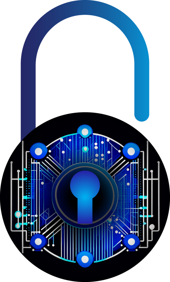 Modern Technology Cybersecurity Icon Crop-out png