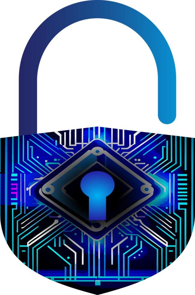 Modern Technology Cybersecurity Icon Crop-out png