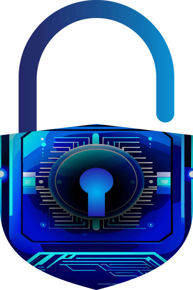 Modern Technology Cybersecurity Icon Crop-out png