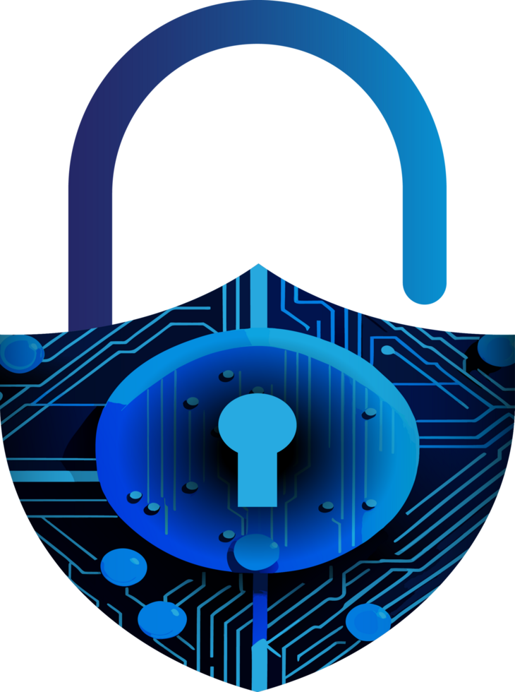Modern Technology Cybersecurity Icon Crop-out png