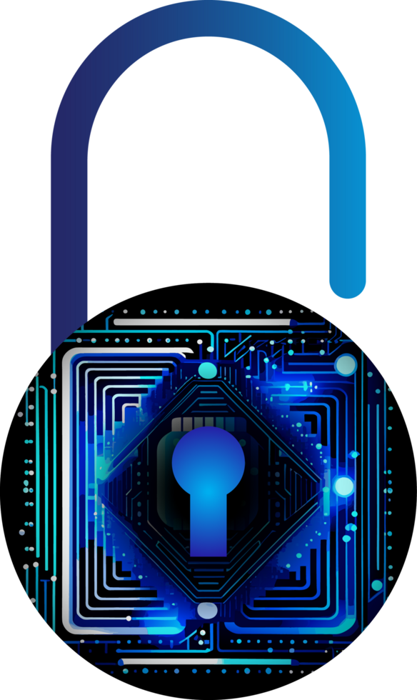 Modern Technology Cybersecurity Icon Crop-out png