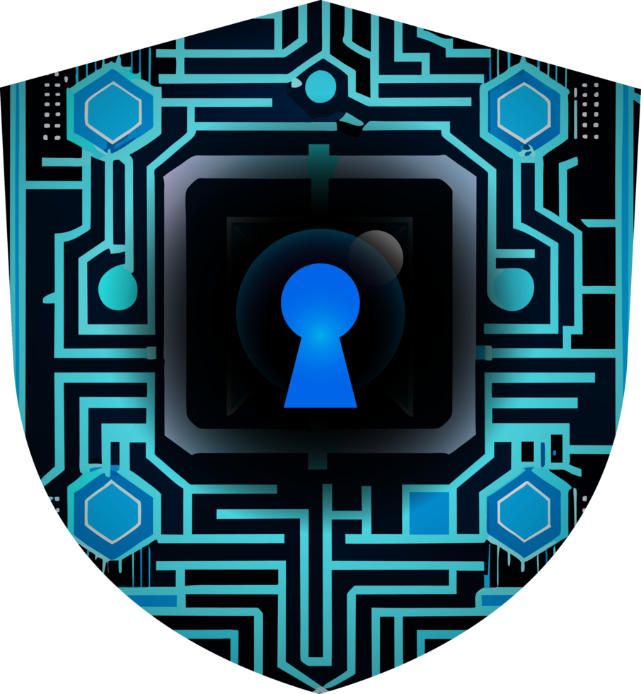 Modern Technology Cybersecurity Icon Crop-out png