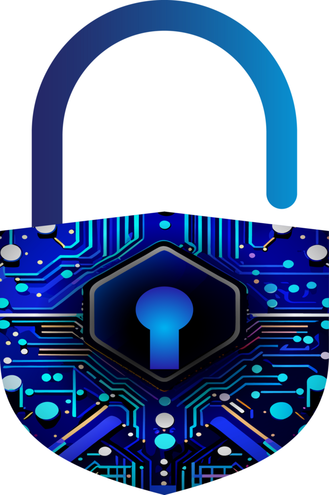 Modern Technology Cybersecurity Icon Crop-out png