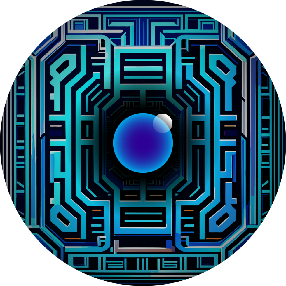 Modern Technology Cybersecurity Icon Crop-out png