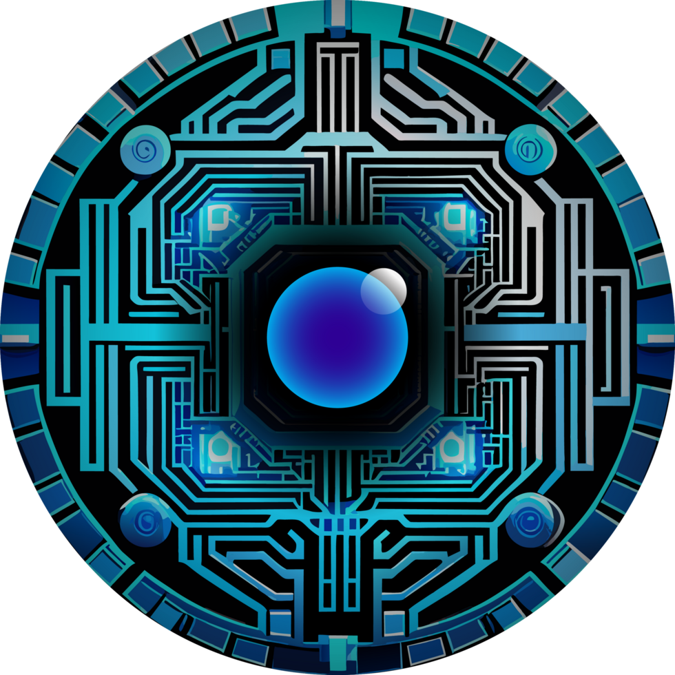 Modern Technology Cybersecurity Icon Crop-out png