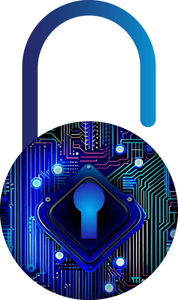 Modern Technology Cybersecurity Icon Crop-out png