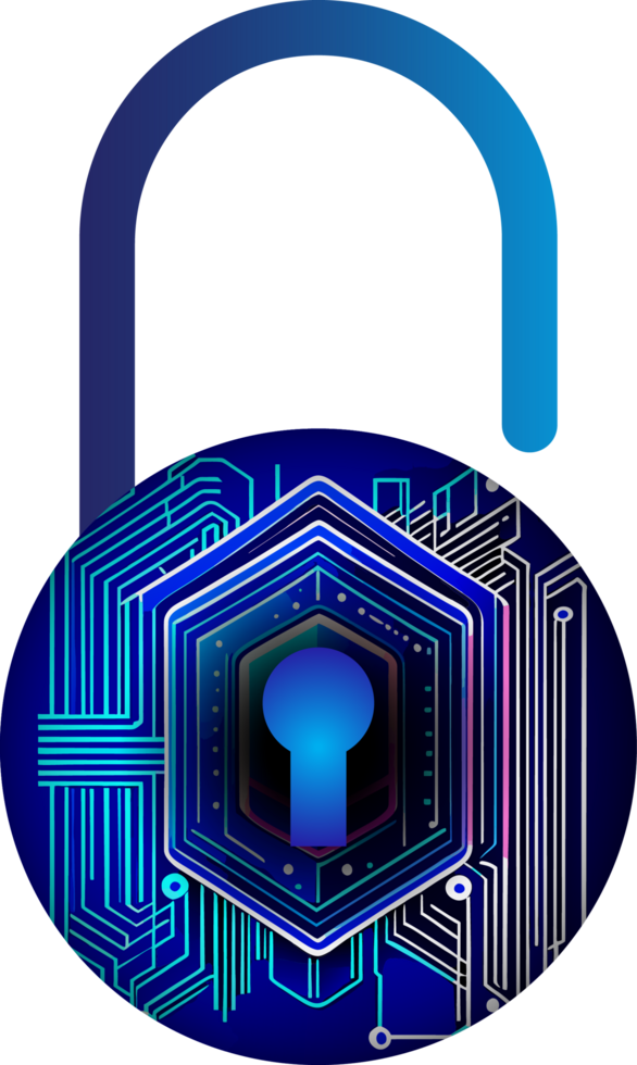 Modern Technology Cybersecurity Icon Crop-out png