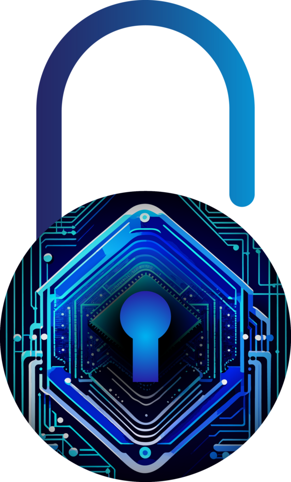 Modern Technology Cybersecurity Icon Crop-out png