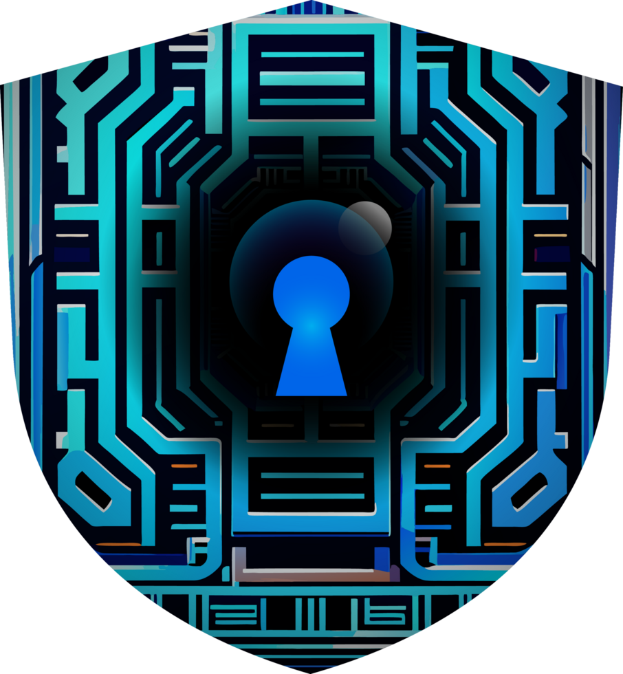 Modern Technology Cybersecurity Icon Crop-out png