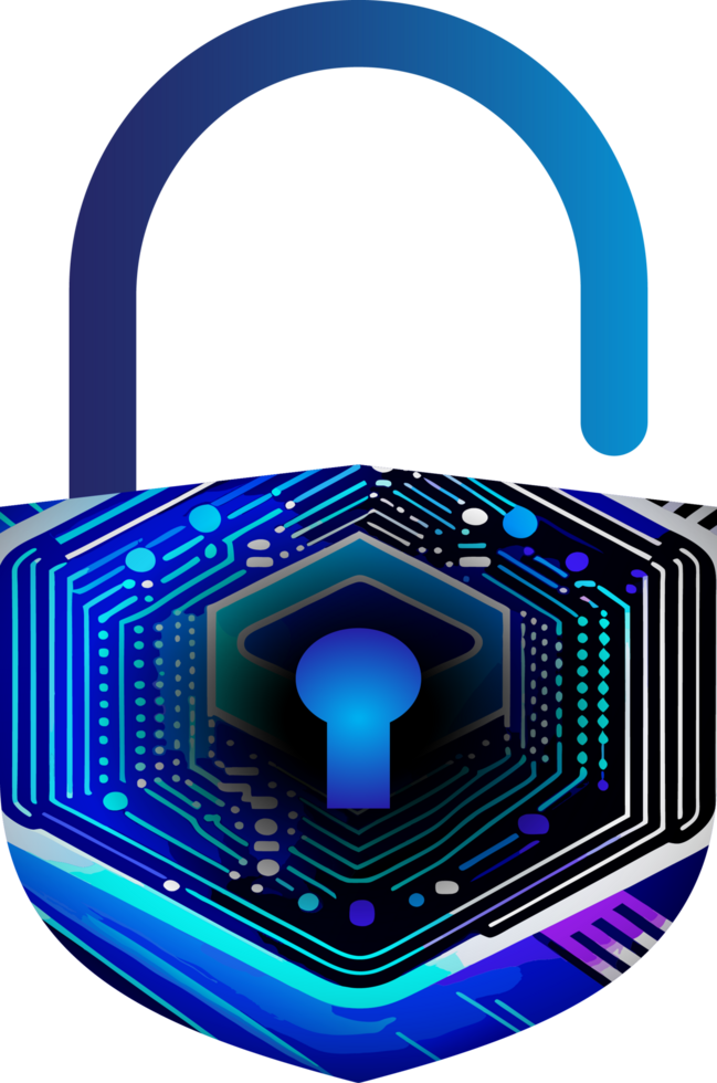 Modern Technology Cybersecurity Icon Crop-out png