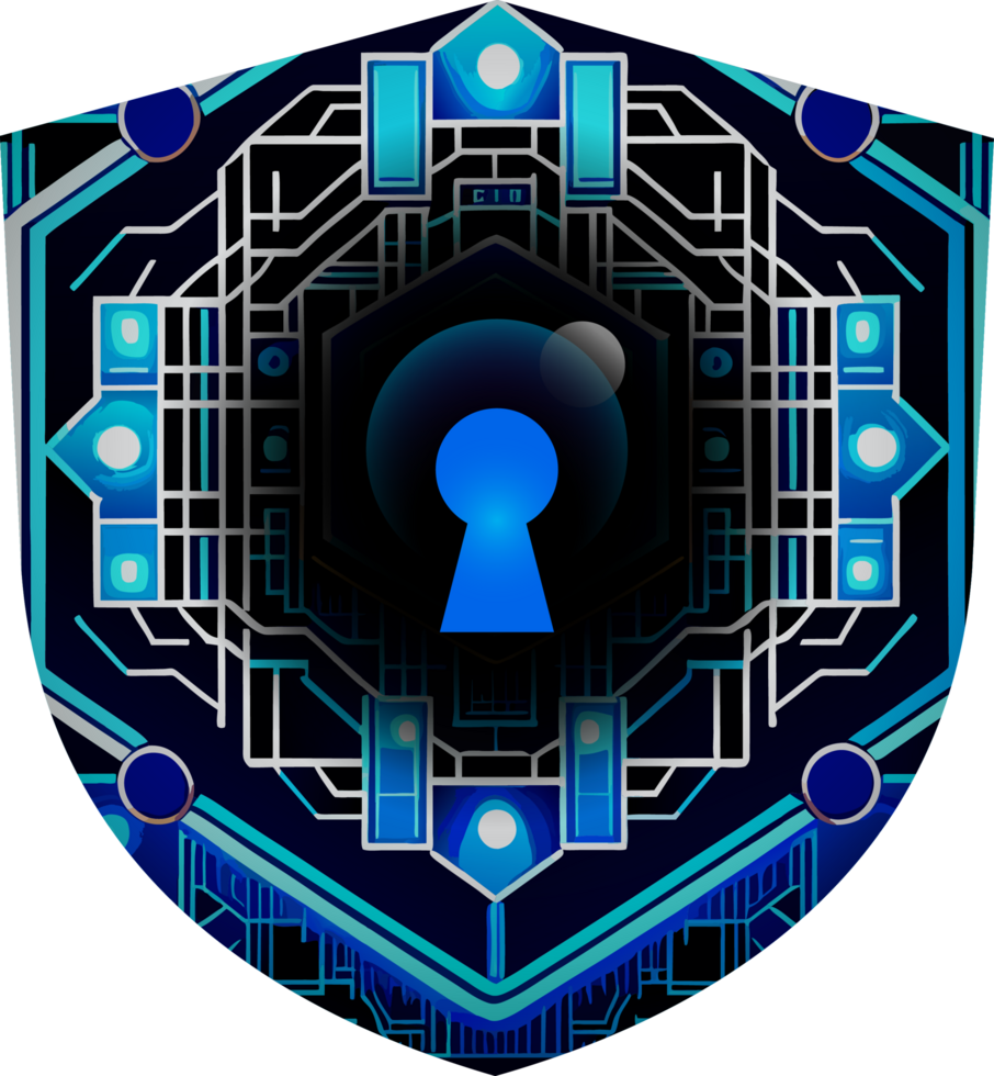 Modern Technology Cybersecurity Icon Crop-out png
