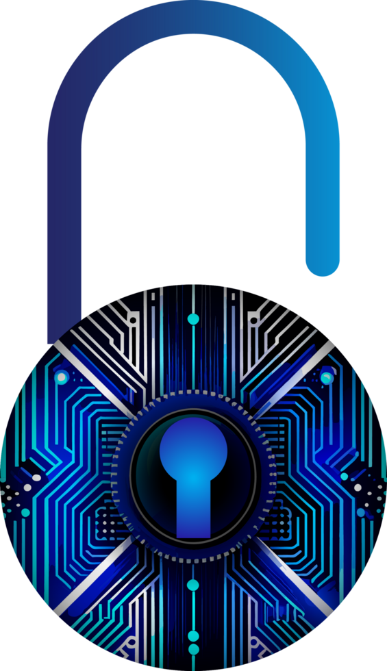 Modern Technology Cybersecurity Icon Crop-out png