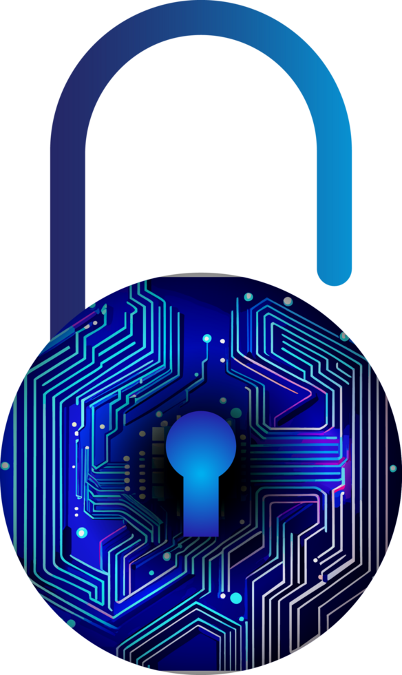 Modern Technology Cybersecurity Icon Crop-out png