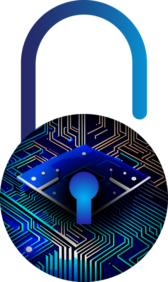 Modern Technology Cybersecurity Icon Crop-out png