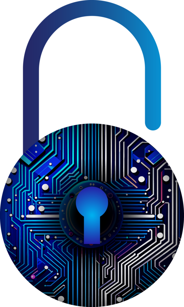 Modern Technology Cybersecurity Icon Crop-out png