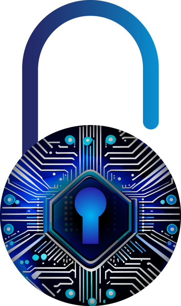 Modern Technology Cybersecurity Icon Crop-out png