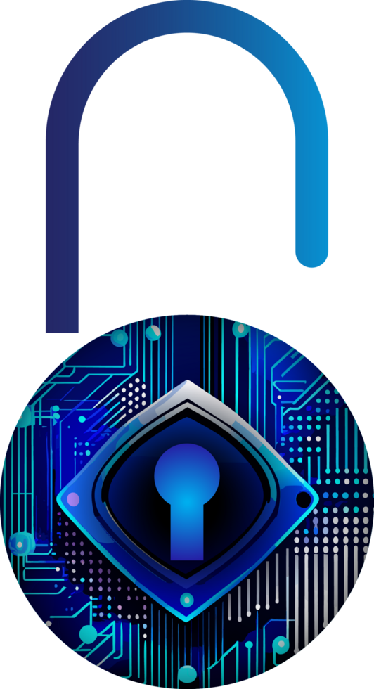 Modern Technology Cybersecurity Icon Crop-out png