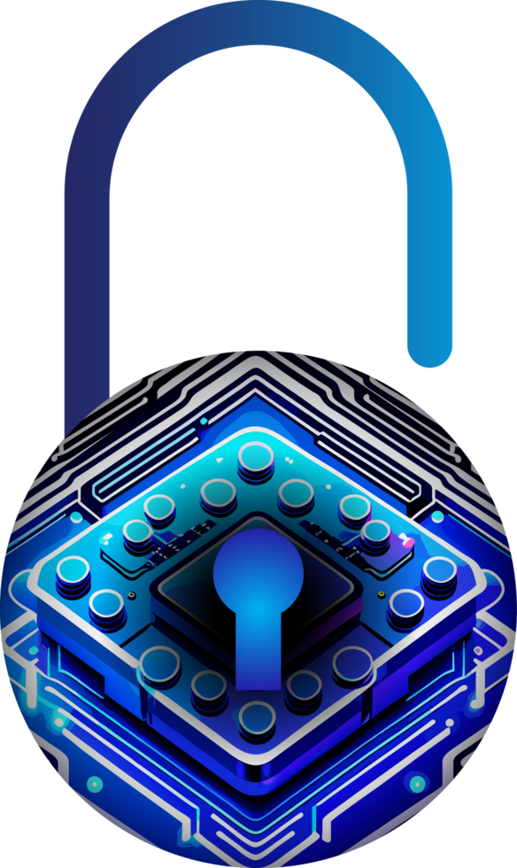 Modern Technology Cybersecurity Icon Crop-out png