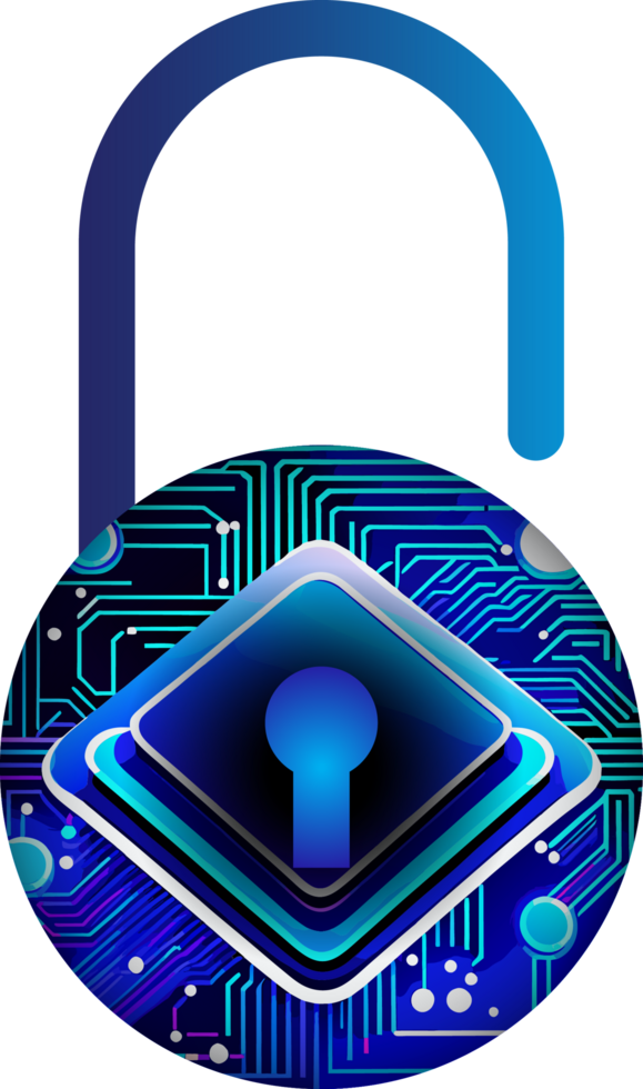 Modern Technology Cybersecurity Icon Crop-out png
