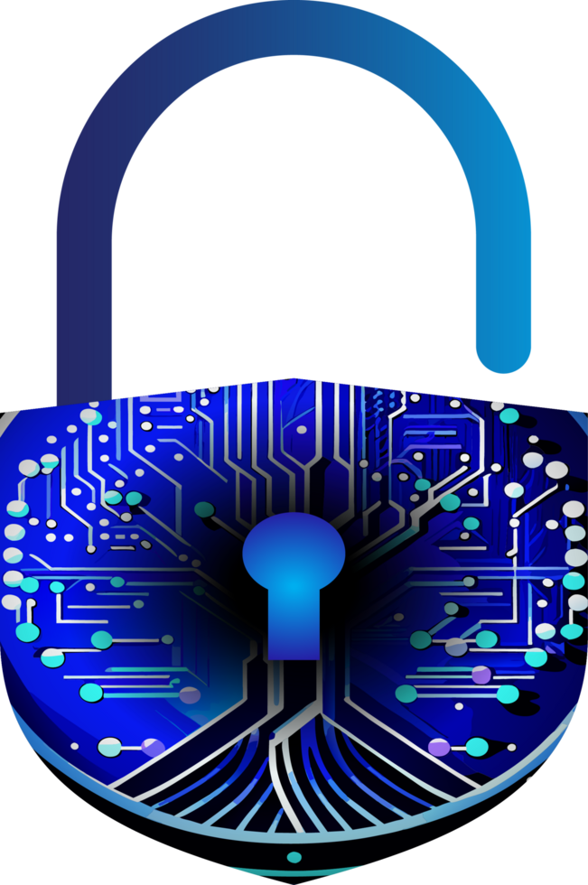 Modern Technology Cybersecurity Icon Crop-out png
