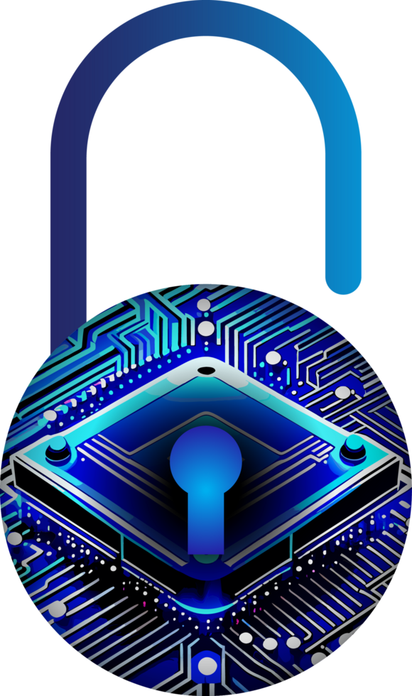 Modern Technology Cybersecurity Icon Crop-out png