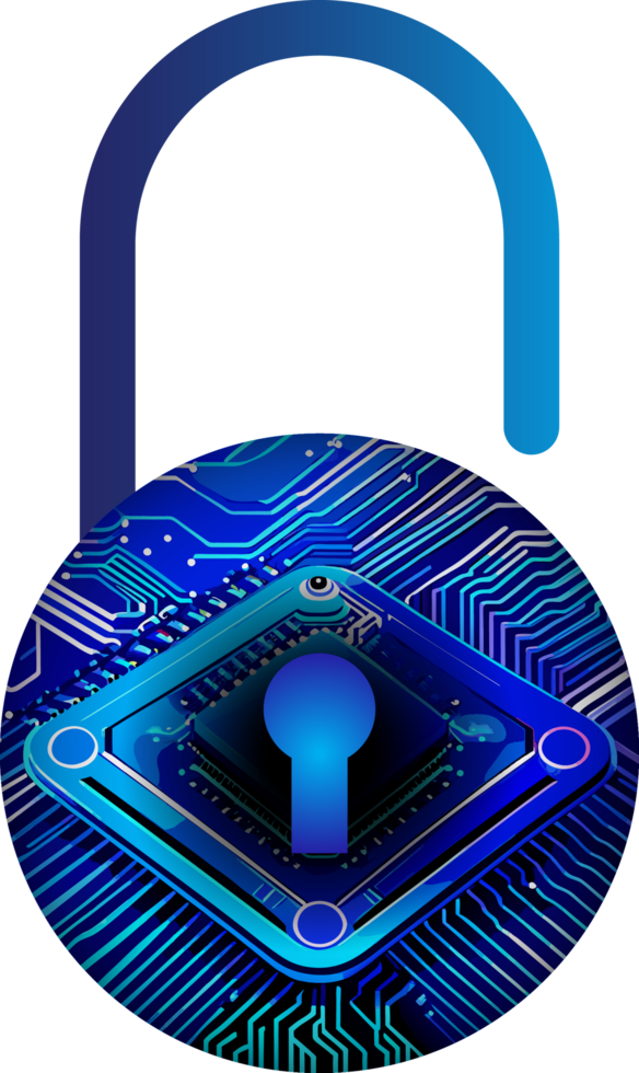 Modern Technology Cybersecurity Icon Crop-out png