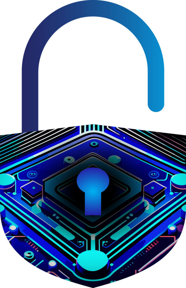 Modern Technology Cybersecurity Icon Crop-out png