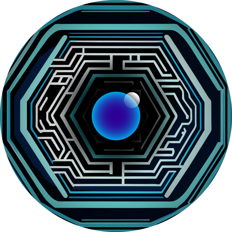 Modern Technology Cybersecurity Icon Crop-out png