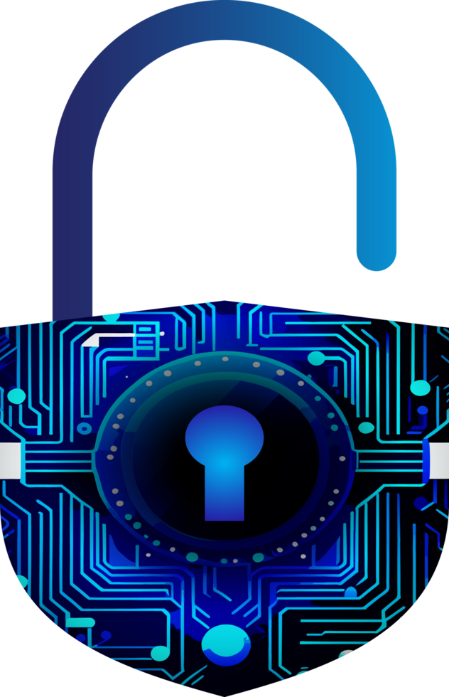 Modern Technology Cybersecurity Icon Crop-out png