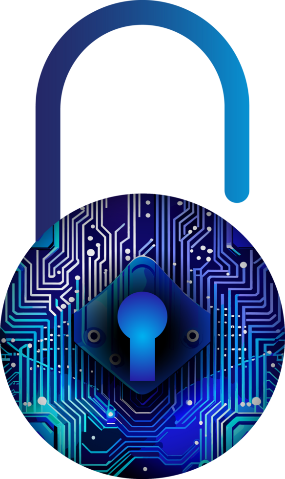 Modern Technology Cybersecurity Icon Crop-out png