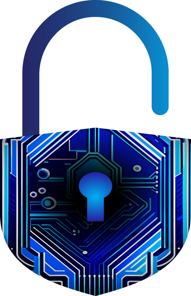 Modern Technology Cybersecurity Icon Crop-out png