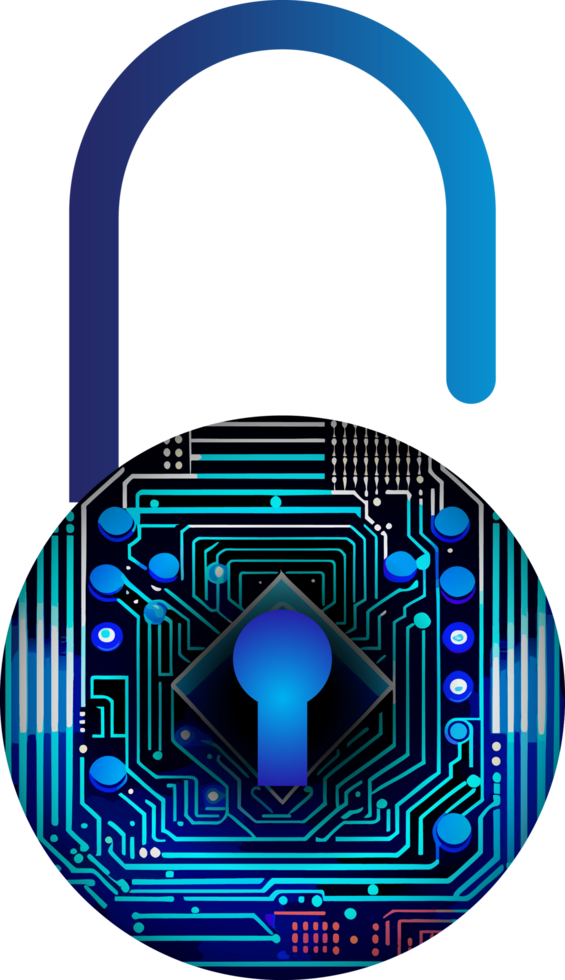 Modern Technology Cybersecurity Icon Crop-out png