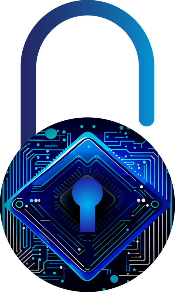 Modern Technology Cybersecurity Icon Crop-out png