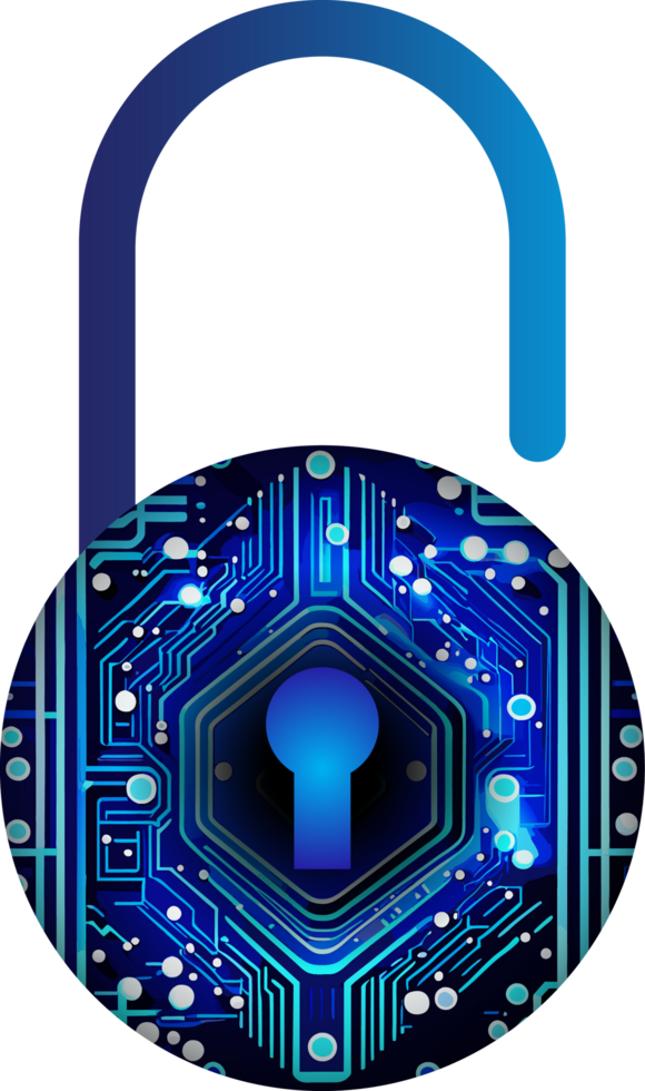 Modern Technology Cybersecurity Icon Crop-out png