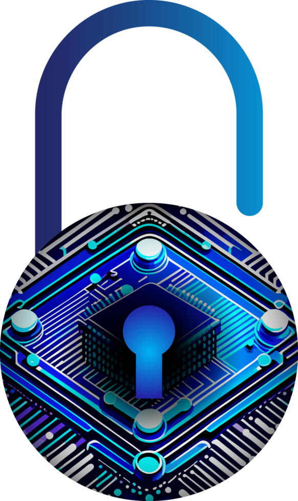 Modern Technology Cybersecurity Icon Crop-out png