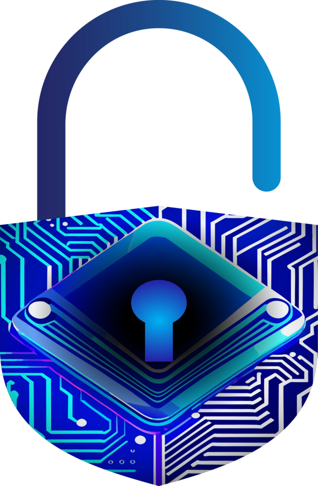 Modern Technology Cybersecurity Icon Crop-out png